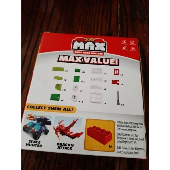 New 2 Zuru Max Building Block Sets Knight Castle Space Hunter Compatible w Lego - Picture 5 of 5